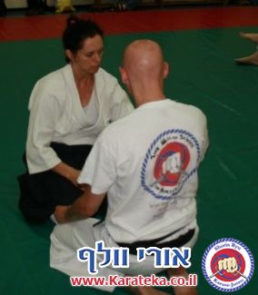 27-7-2009 שיעור משותף עם קבוצת אייקידו של אירית סנסאי