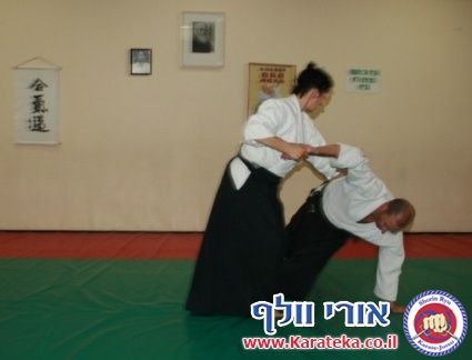 27-7-2009 שיעור משותף עם קבוצת אייקידו של אירית סנסאי