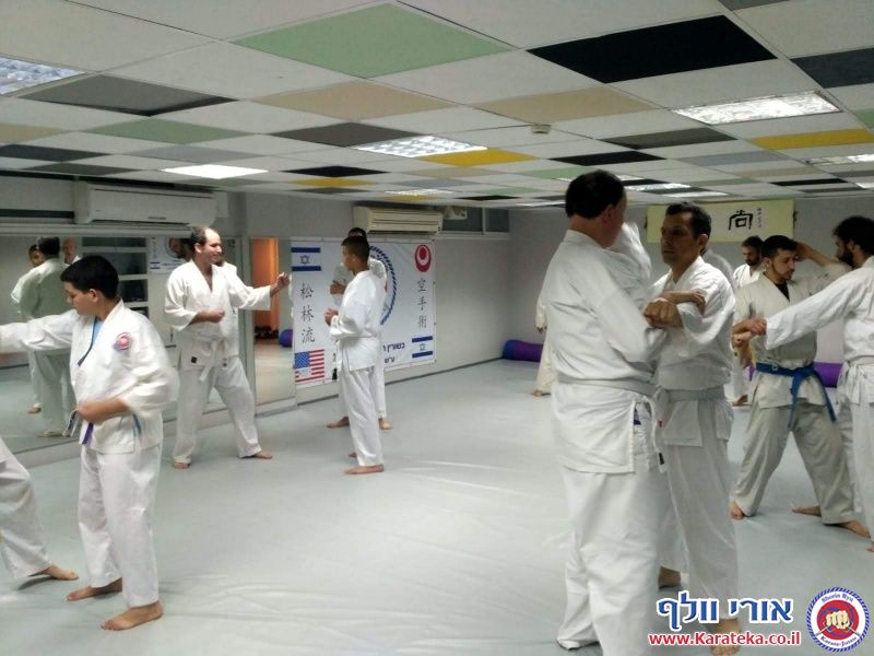 פתח גוברין סנסאי התארח אצלנו בדוג'ו רחובת לאימון משותף של שני סגנונות קראטה אוקינאווים. היה אש!