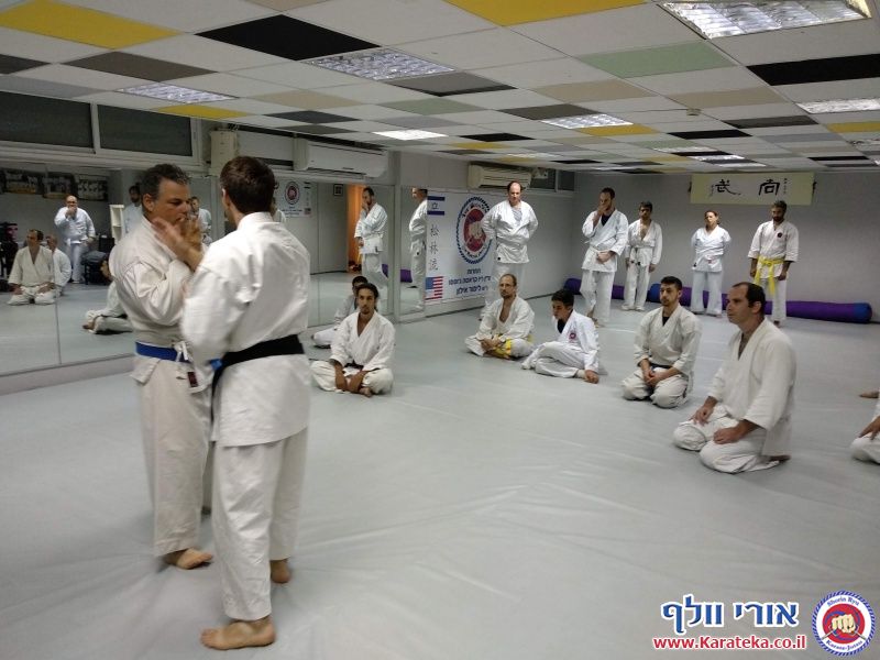 פתח גוברין סנסאי התארח אצלנו בדוג'ו רחובת לאימון משותף של שני סגנונות קראטה אוקינאווים. היה אש!