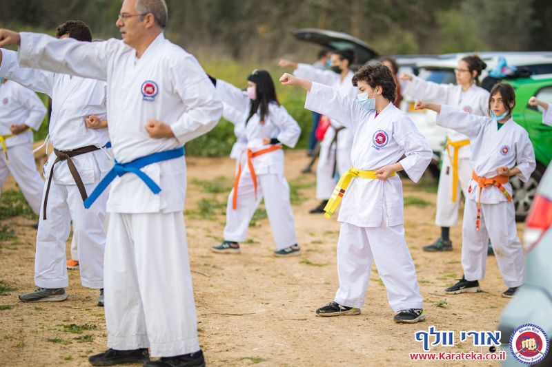 עקב המצב יצאנו להתאמן בחוץ. אצלנו לא מוותרים על אימונים!
