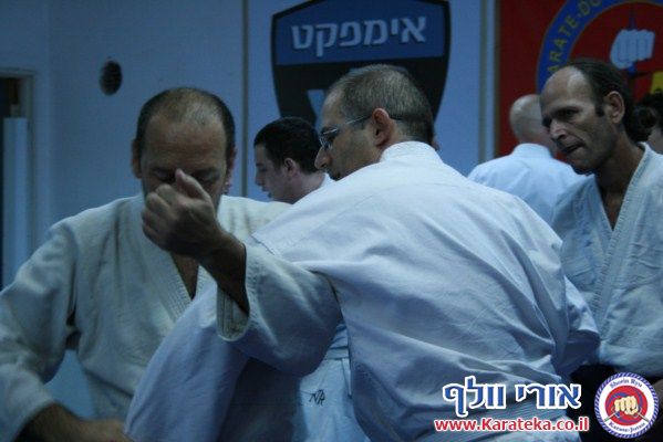 שיעור משותף עם ישראל טונג'י סנסאי המלמד אייקיג'וטסו. 14-11-2010