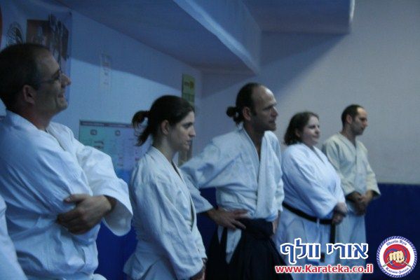 שיעור משותף עם ישראל טונג'י סנסאי המלמד אייקיג'וטסו. 14-11-2010