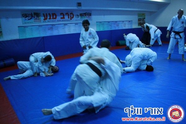 שיעור משותף עם ישראל טונג'י סנסאי המלמד אייקיג'וטסו. 14-11-2010