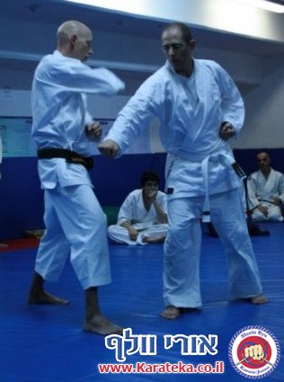 שיעור משותף עם ישראל טונג'י סנסאי המלמד אייקיג'וטסו. 14-11-2010