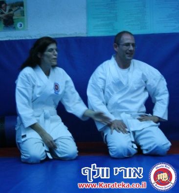 שיעור משותף עם ישראל טונג'י סנסאי המלמד אייקיג'וטסו. 14-11-2010