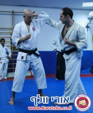 שיעור משותף עם ישראל טונג'י סנסאי המלמד אייקיג'וטסו. 14-11-2010