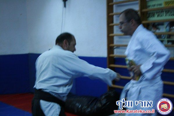 שיעור משותף עם ישראל טונג'י סנסאי המלמד אייקיג'וטסו. 14-11-2010