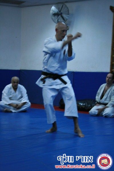 שיעור משותף עם ישראל טונג'י סנסאי המלמד אייקיג'וטסו. 14-11-2010