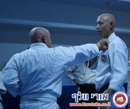 שיעור משותף עם ישראל טונג'י סנסאי המלמד אייקיג'וטסו. 14-11-2010