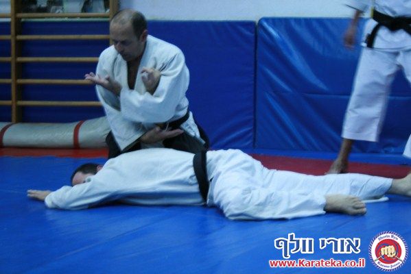 שיעור משותף עם ישראל טונג'י סנסאי המלמד אייקיג'וטסו. 14-11-2010