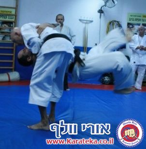 שיעור משותף עם ישראל טונג'י סנסאי המלמד אייקיג'וטסו. 14-11-2010