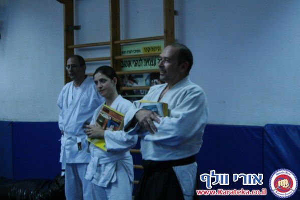 שיעור משותף עם ישראל טונג'י סנסאי המלמד אייקיג'וטסו. 14-11-2010