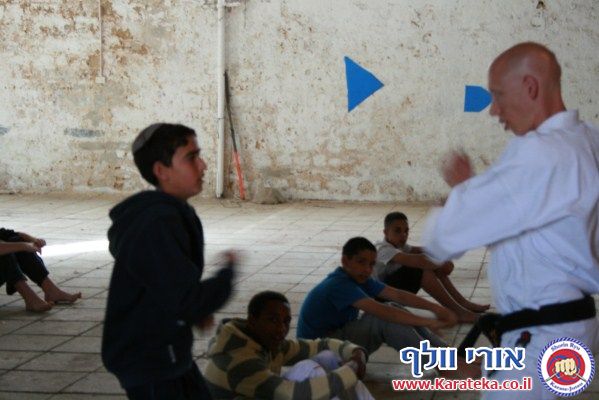 אימון ראשון בפנימיית מקווה ישראל בחסות עמותת בודו למען השלום