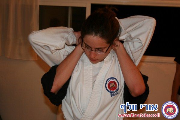 7/6/2012 רובין ארקיע סנסאי המלמד אמריקאן גוג'ו ריו התארח בדוג'ו ה''מוסך'' לאימון משותף עם חניכיו