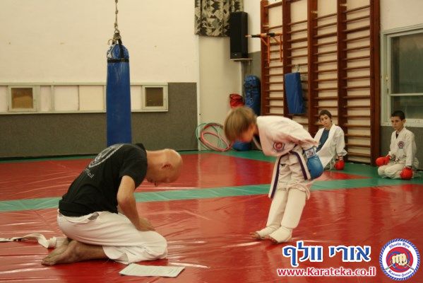 5-6/2013 אימונים של קבוצות גן- כיתה ו'. עבודת בסיס, קרבות והענקת פסים.